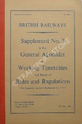Book cover of General Appendix to Working Timetable and books of Rules and Regulations - October 1960 by British Railways 